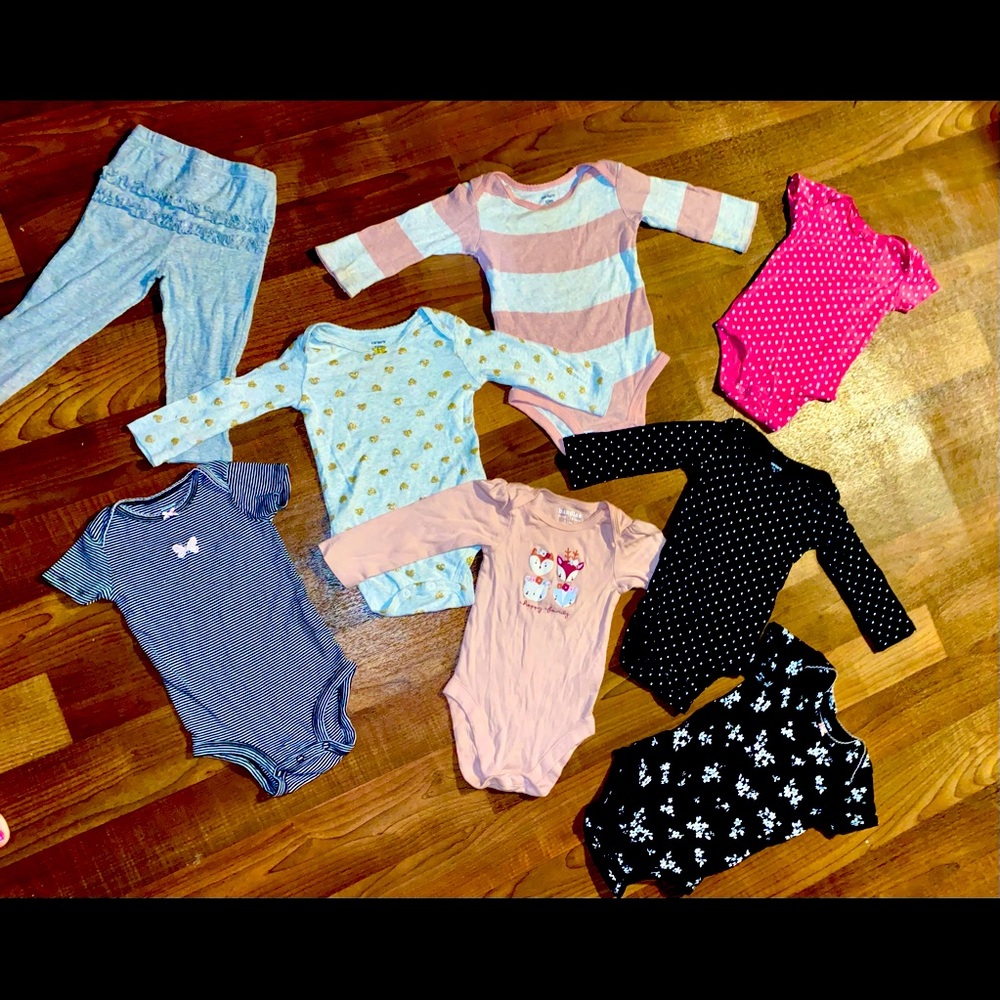 8 Carter’s onesies